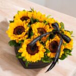 Corazon Deluxe de Girasoles